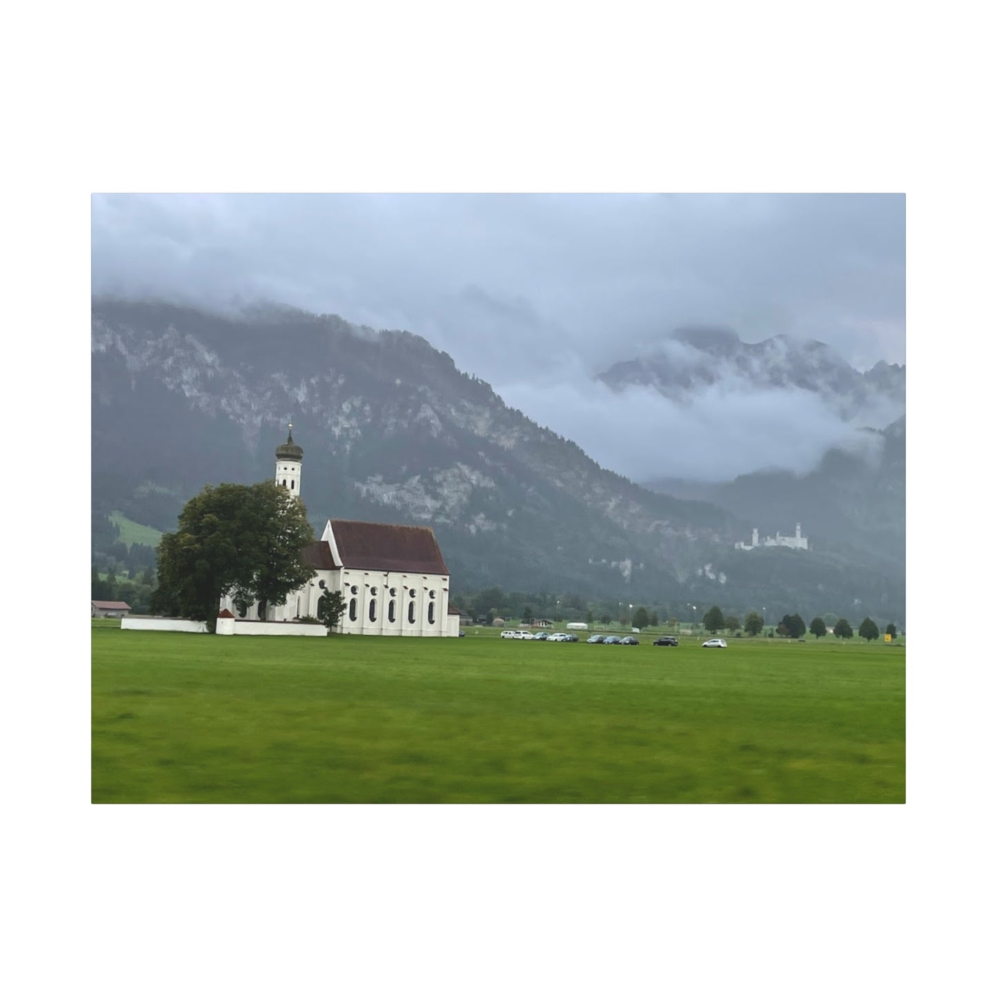 Scenic Matte Canvas Art - Tranquil Mountain Landscape Germany