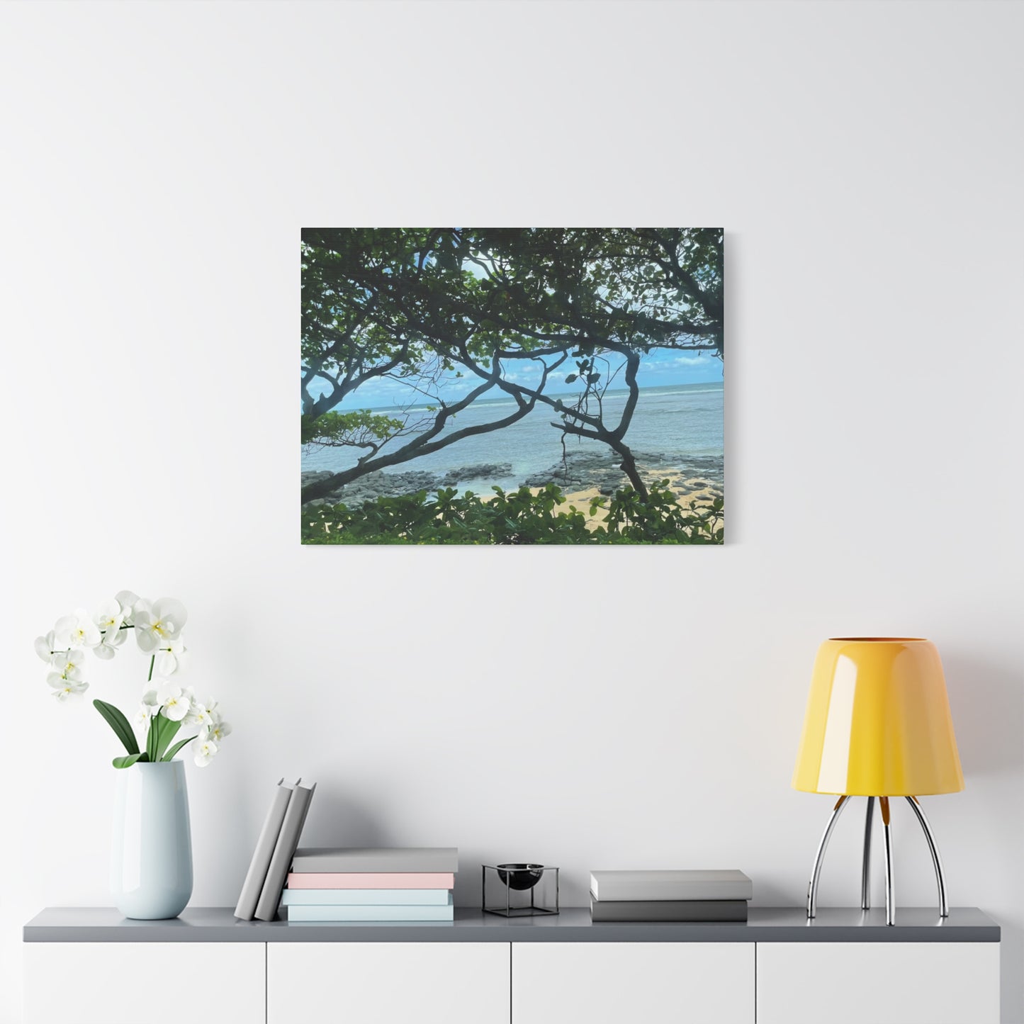 Serene Coastal Canvas Art Print - 1.25" Stretched Wall Décor