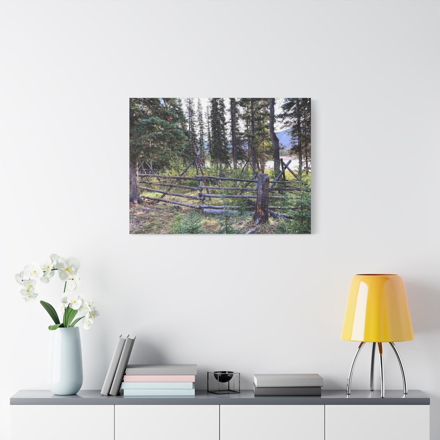 Nature-Inspired Wall Art Canvas Print - Tranquil Forest Scene