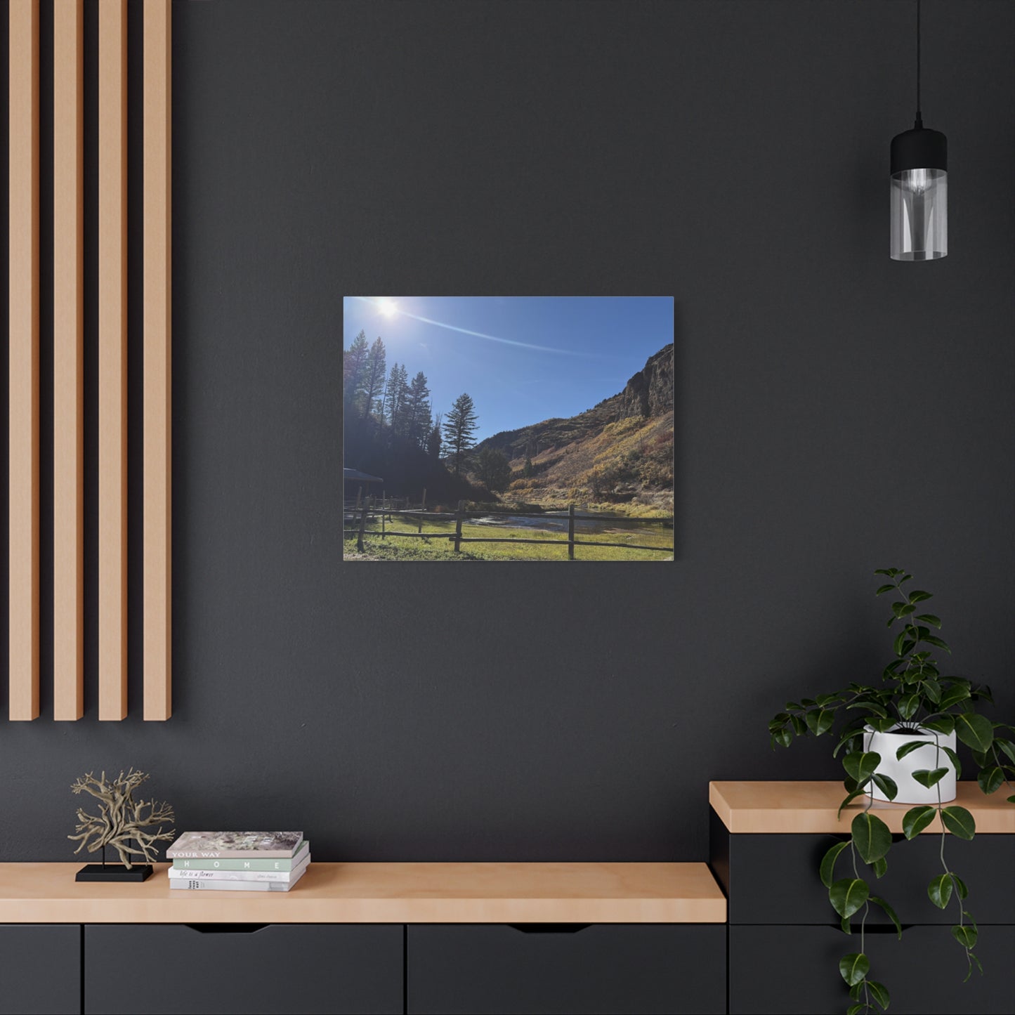 Scenic Nature Canvas Print - Relaxing Landscape Wall Art