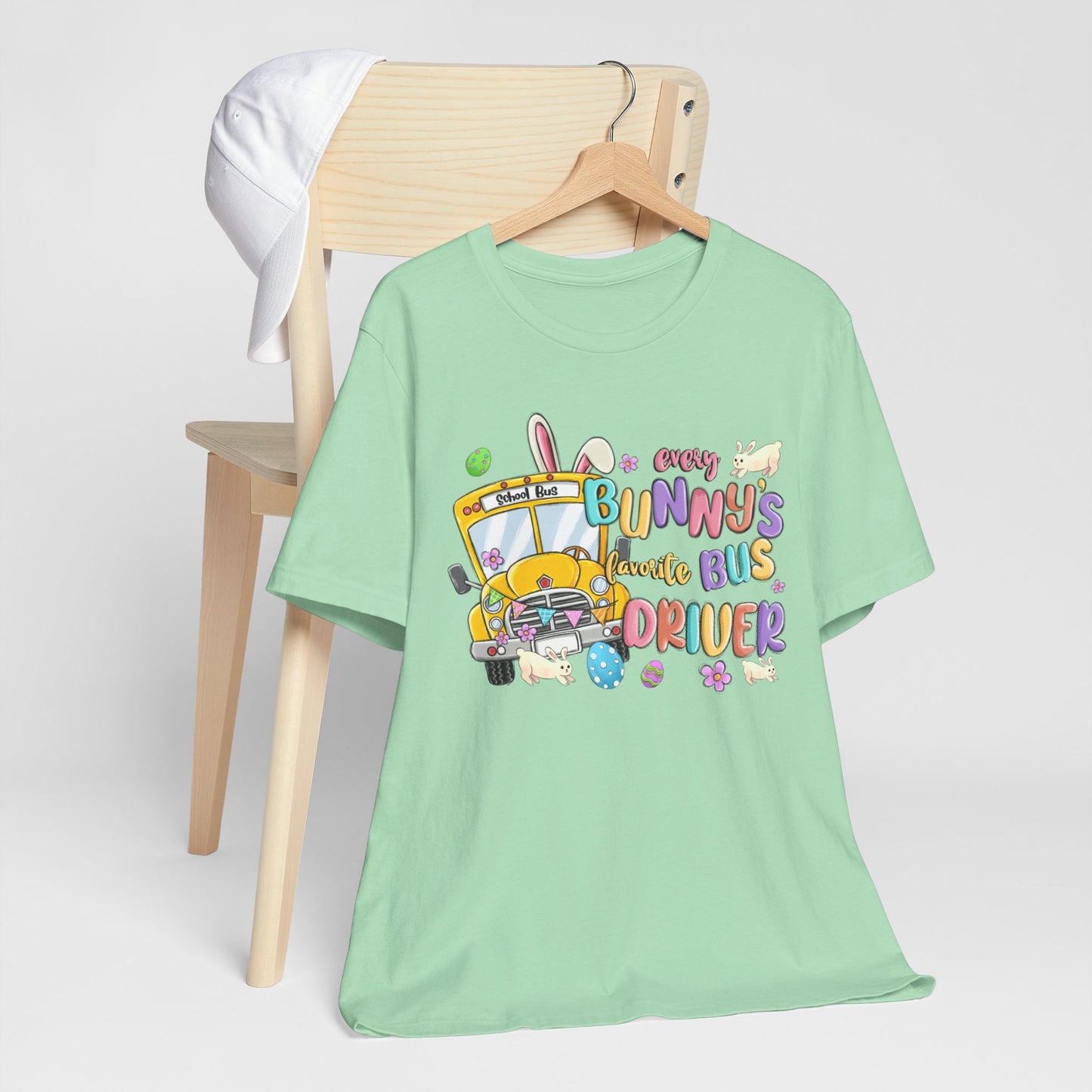 Every Bunny's Favorite Bus Driver Unisex Tee - Fun Easter T-Shirt for Kids and Adults