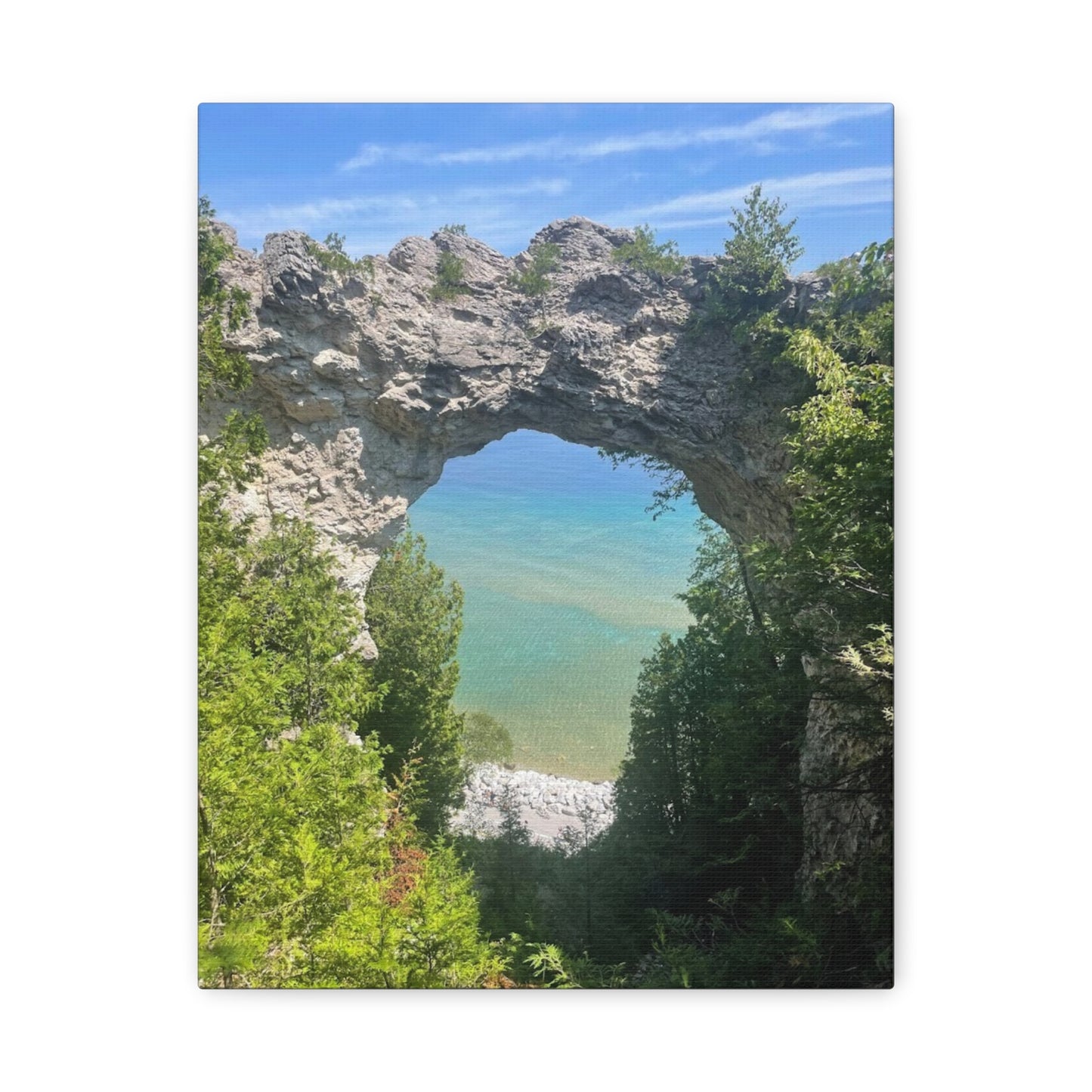 Scenic Nature Canvas - Arch Rock Artwork