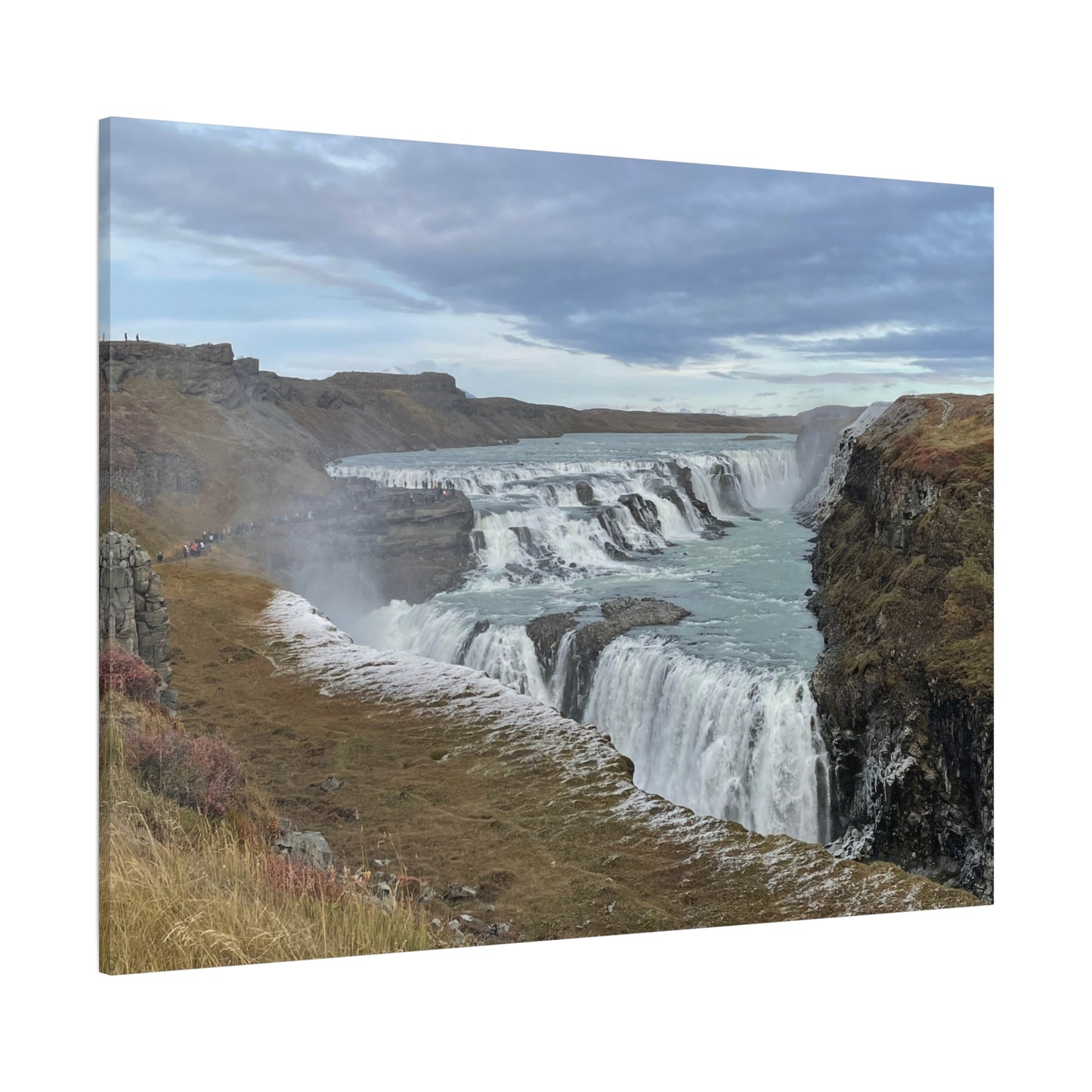Serene Waterfall Canvas Wall Art - Tranquil Nature Decor