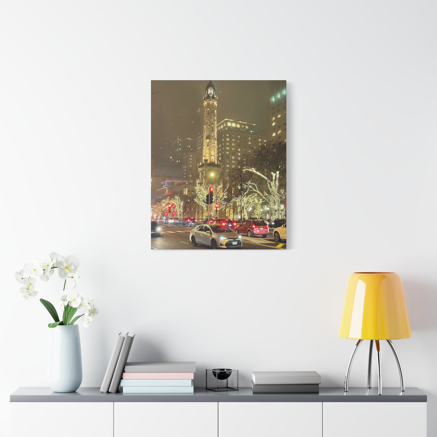 City Lights Wall Art - Water Tower