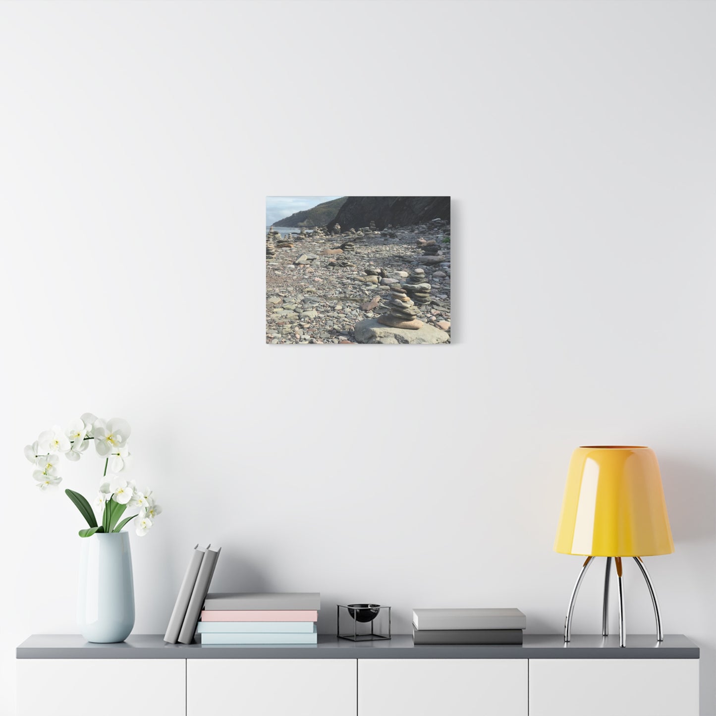Peaceful Rock Stack Art Canvas - Nature-Inspired Wall Decor