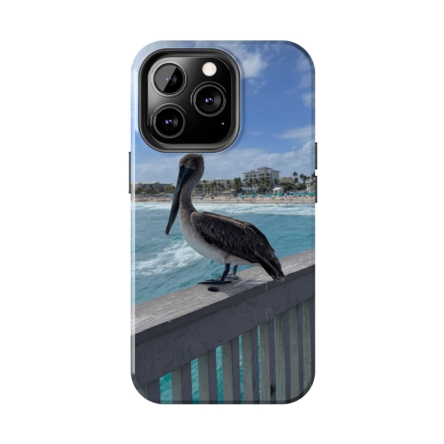 Coastal Pelican Tough Phone Cases - Durable Protection with Ocean Vibe