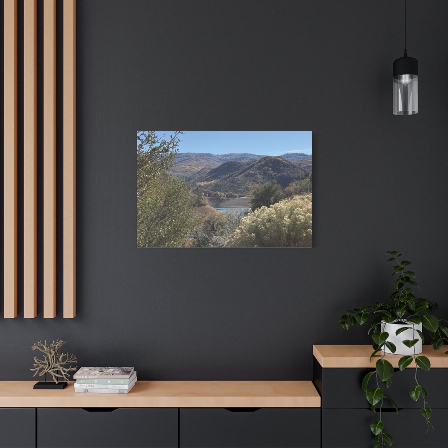 Serene Landscape Canvas Wall Art - Tranquil Nature Scene for Home Decor