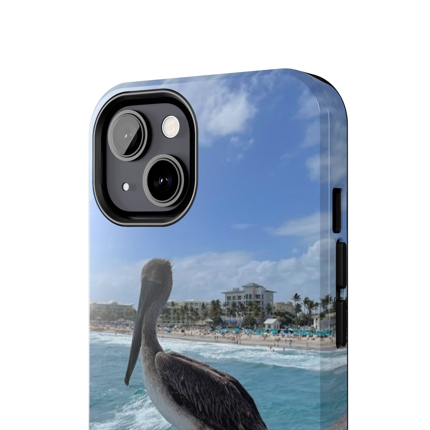 Coastal Pelican Tough Phone Cases - Durable Protection with Ocean Vibe