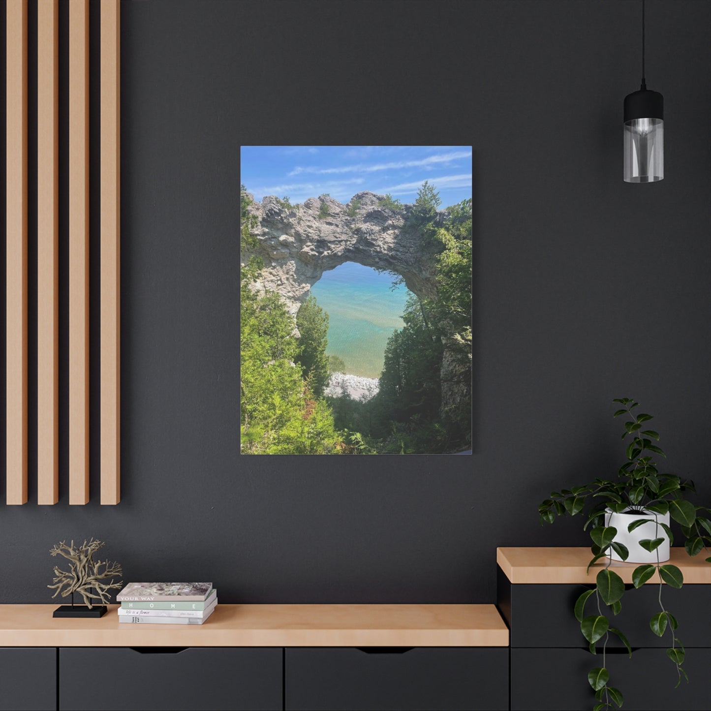 Scenic Nature Canvas - Arch Rock Artwork