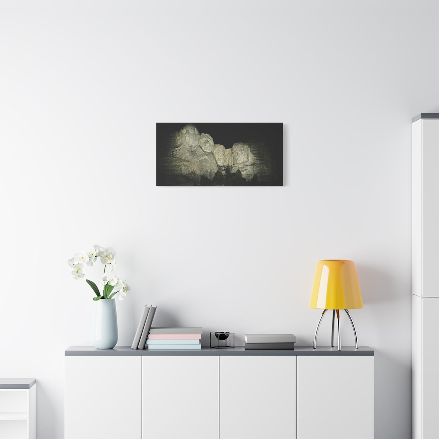 Mount Rushmore Matte Canvas Wall Art - Stretched, 1.25"