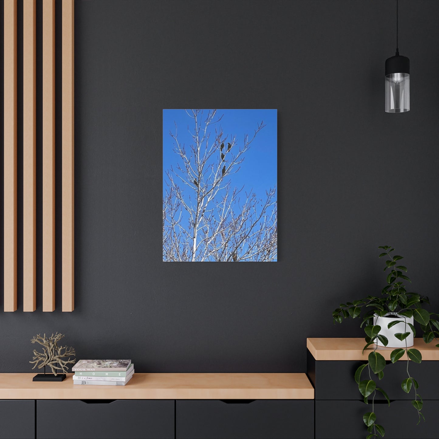 Serene Bird Canvas Wall Art - Tranquil Nature Decor for Home and Office