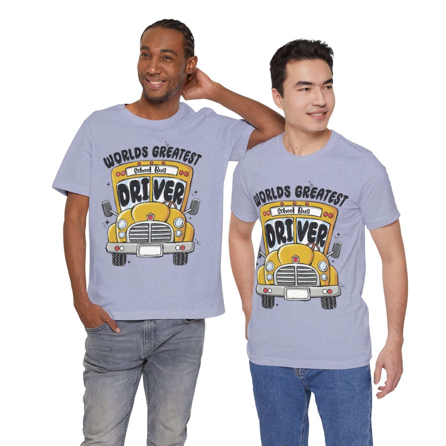 World's Greatest School Bus Driver Tee - Unisex Jersey Short Sleeve