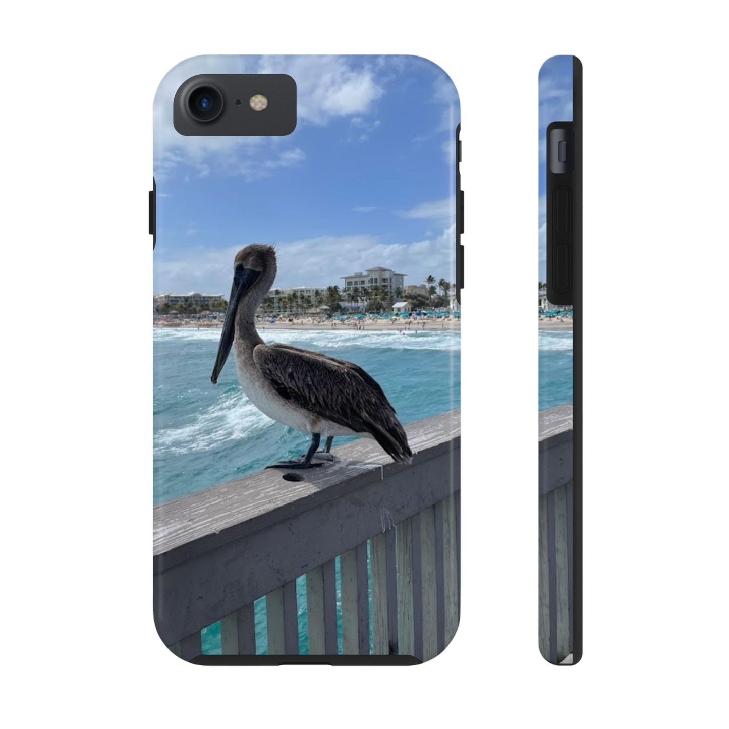 Coastal Pelican Tough Phone Cases - Durable Protection with Ocean Vibe