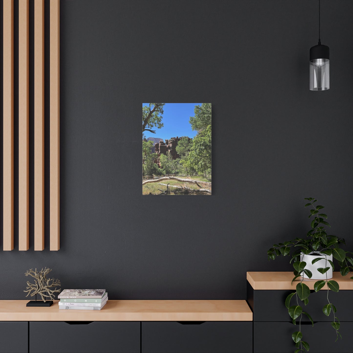 Stretched Canvas Art - Scenic Nature Landscape