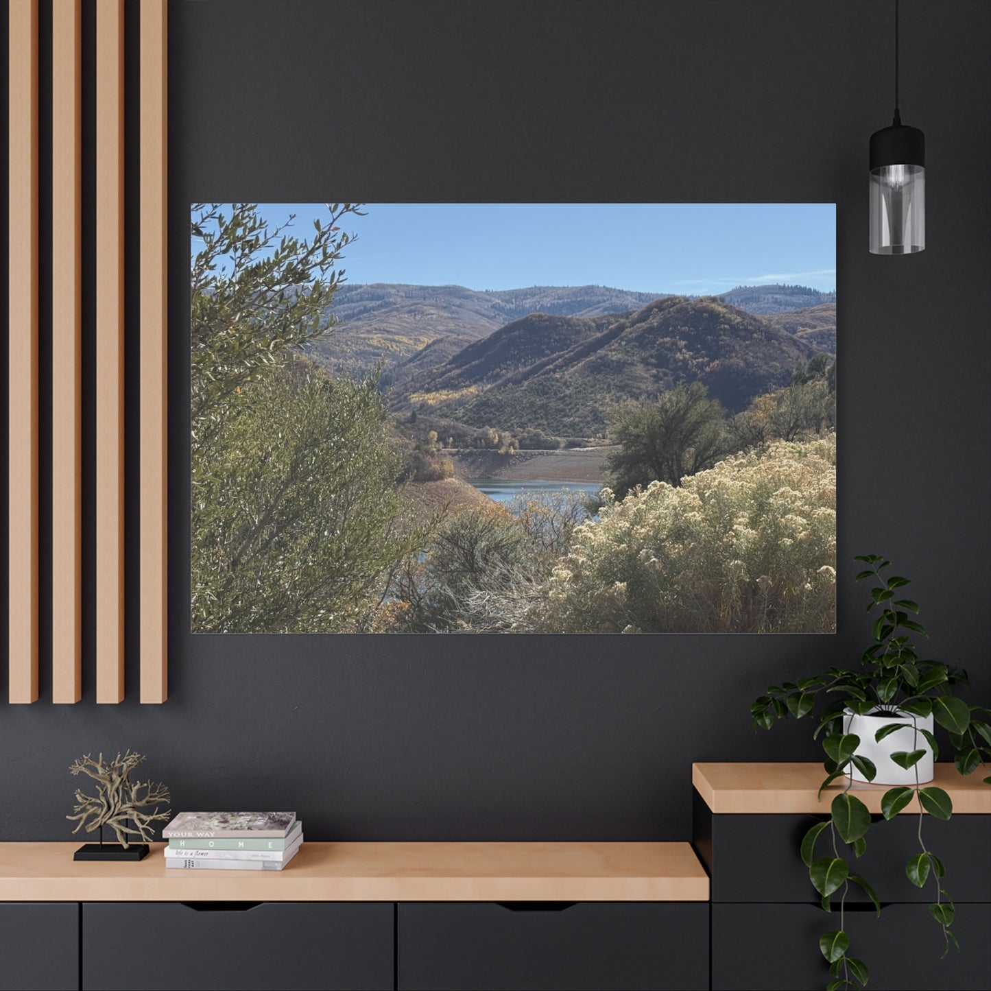 Serene Landscape Canvas Wall Art - Tranquil Nature Scene for Home Decor