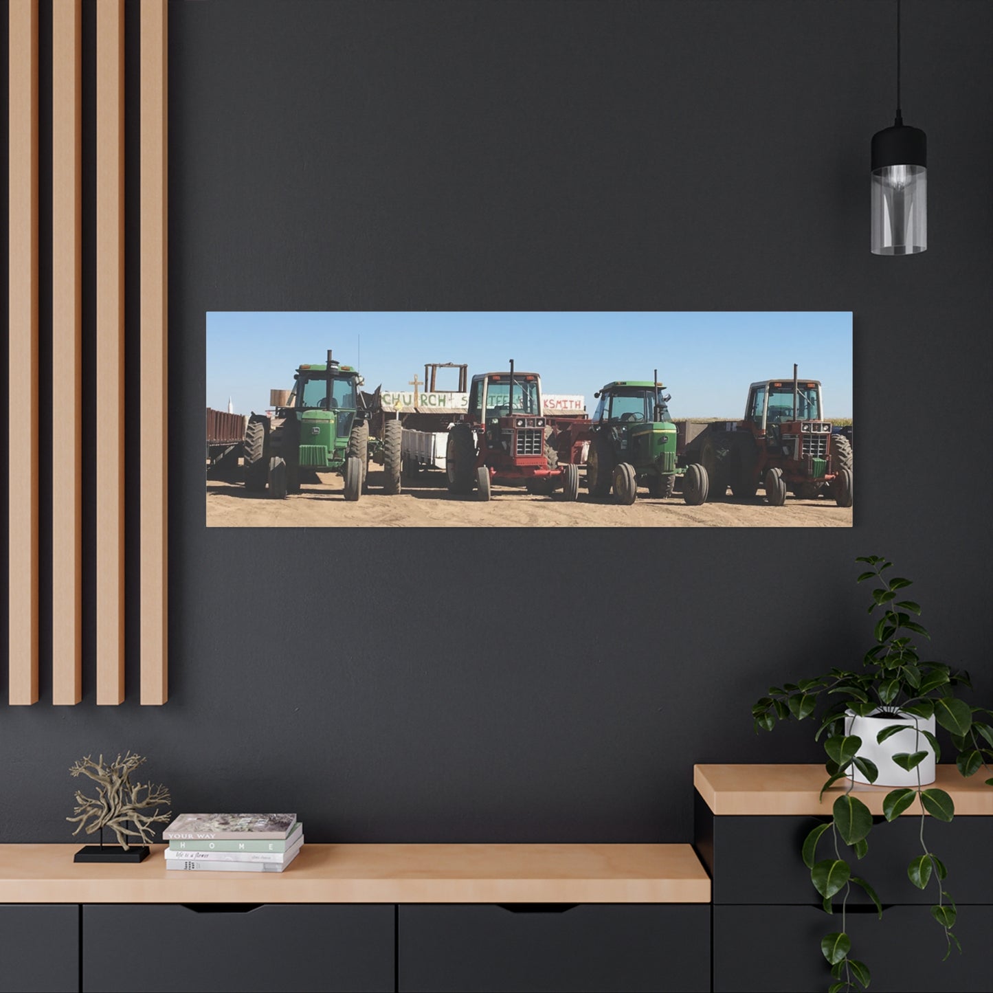 Farming Tractors Canvas Art - Stretched Matte Wall Decor