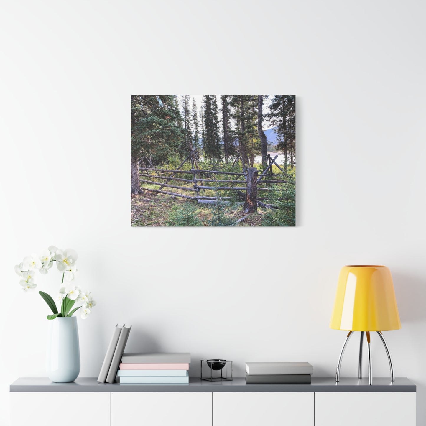 Nature-Inspired Wall Art Canvas Print - Tranquil Forest Scene