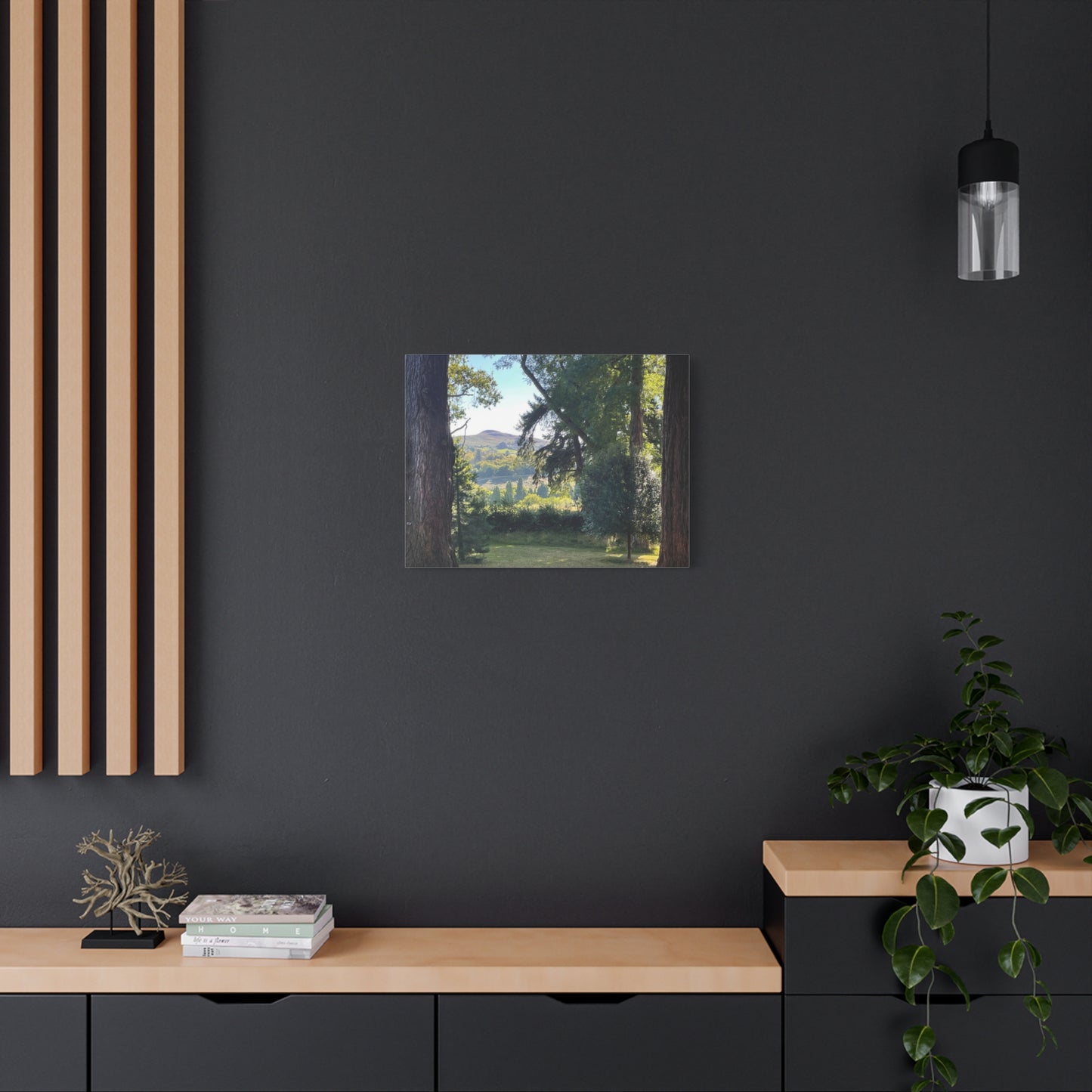 Nature-Inspired Matte Canvas Wall Art - Scenic Landscape Decor