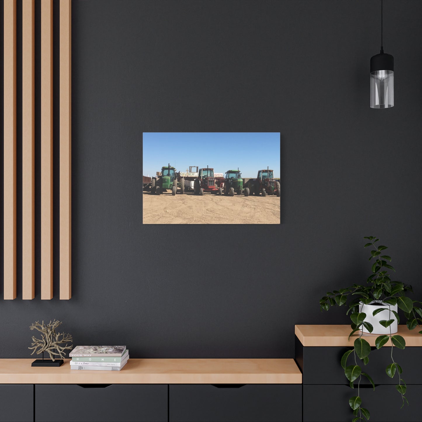 Farming Tractors Canvas Art - Stretched Matte Wall Decor