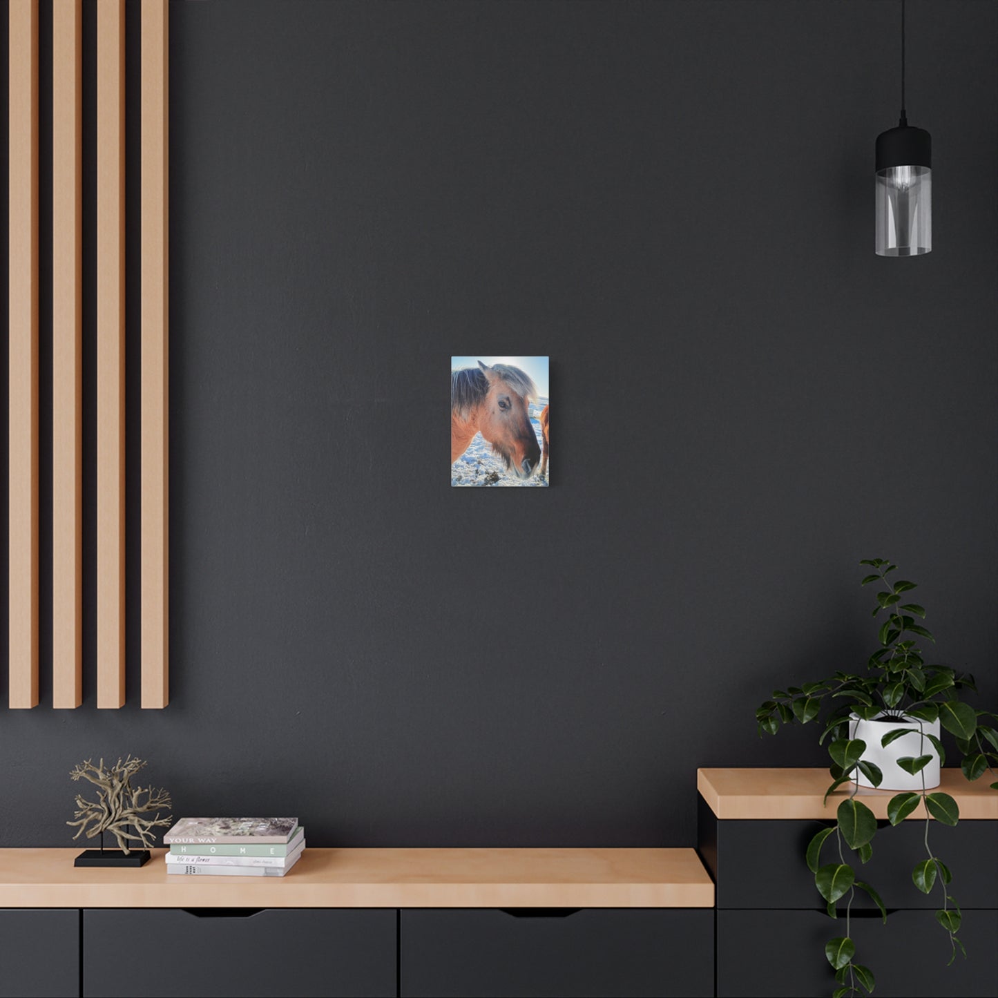 Beautiful Horse Canvas Wall Art - Stretched Matte Print for Animal Lovers
