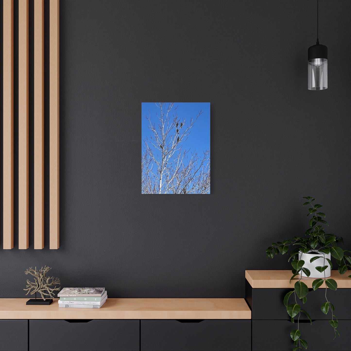 Serene Bird Canvas Wall Art - Tranquil Nature Decor for Home and Office