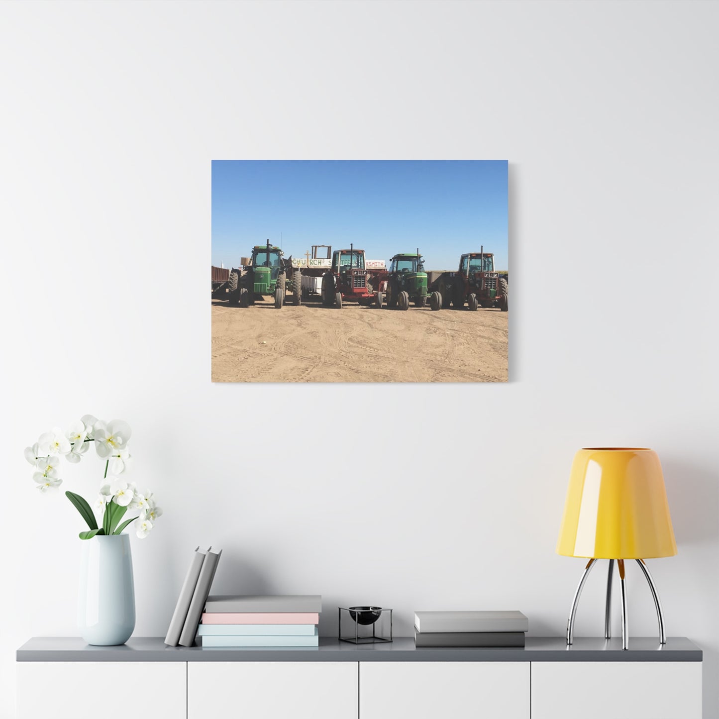 Farming Tractors Canvas Art - Stretched Matte Wall Decor