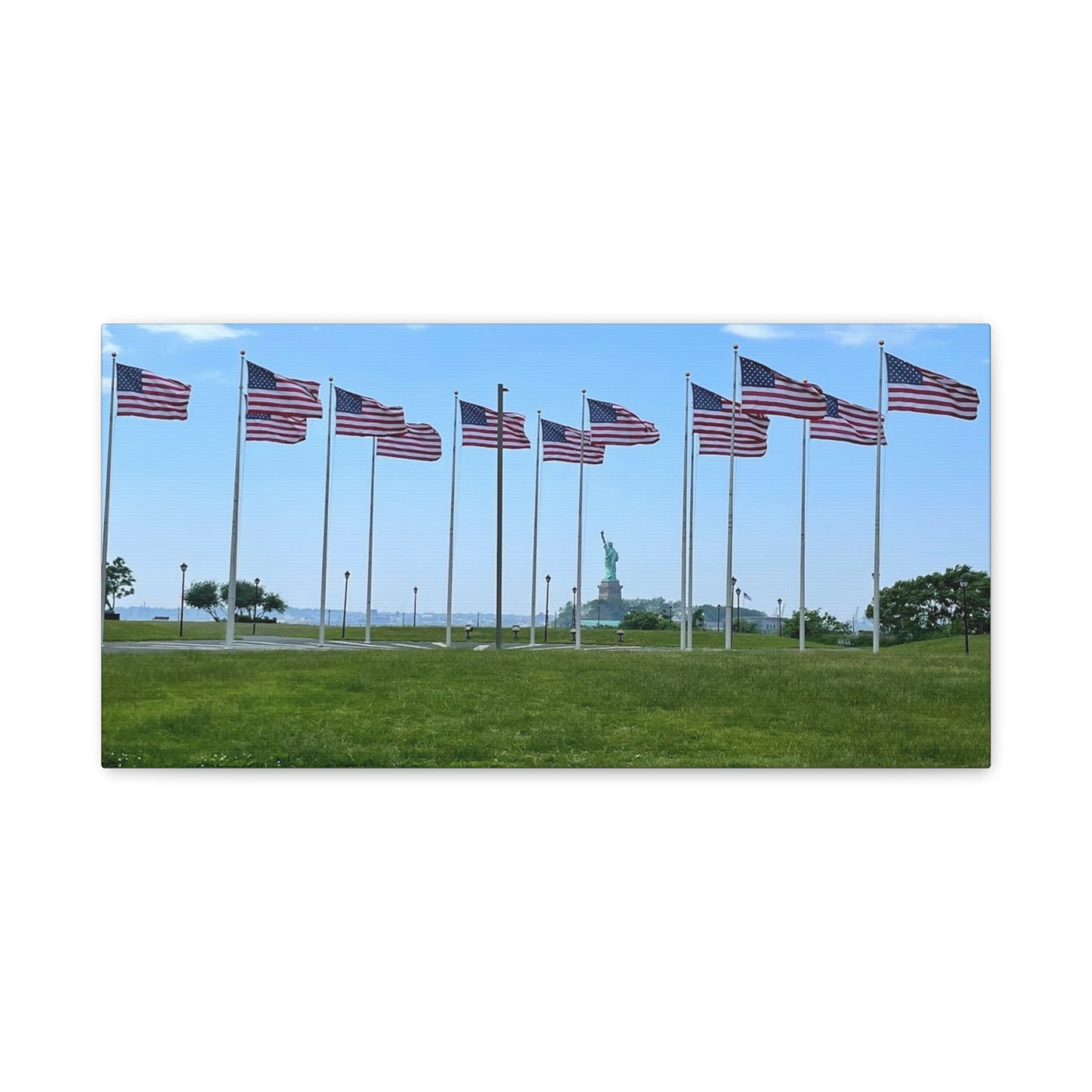 Statue of Liberty Canvas Wall Art - Patriotic Decor