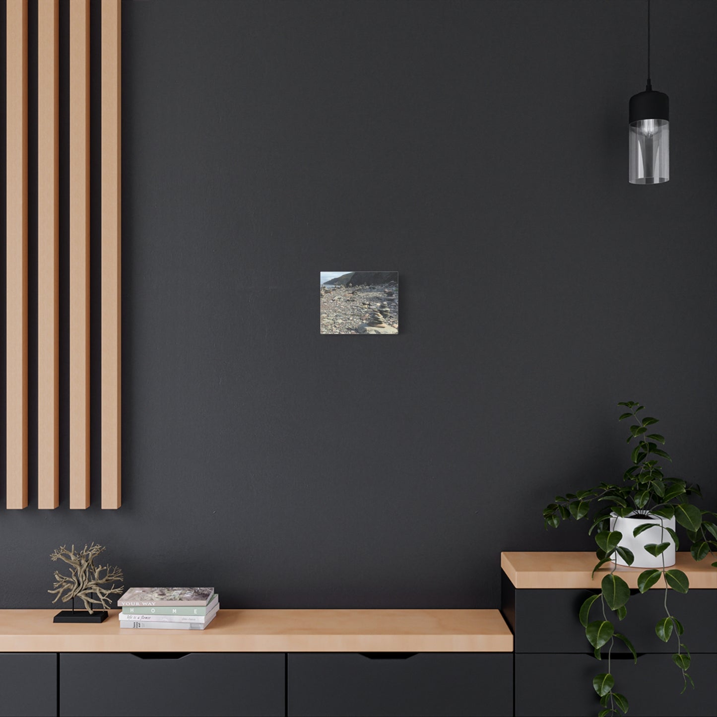 Peaceful Rock Stack Art Canvas - Nature-Inspired Wall Decor