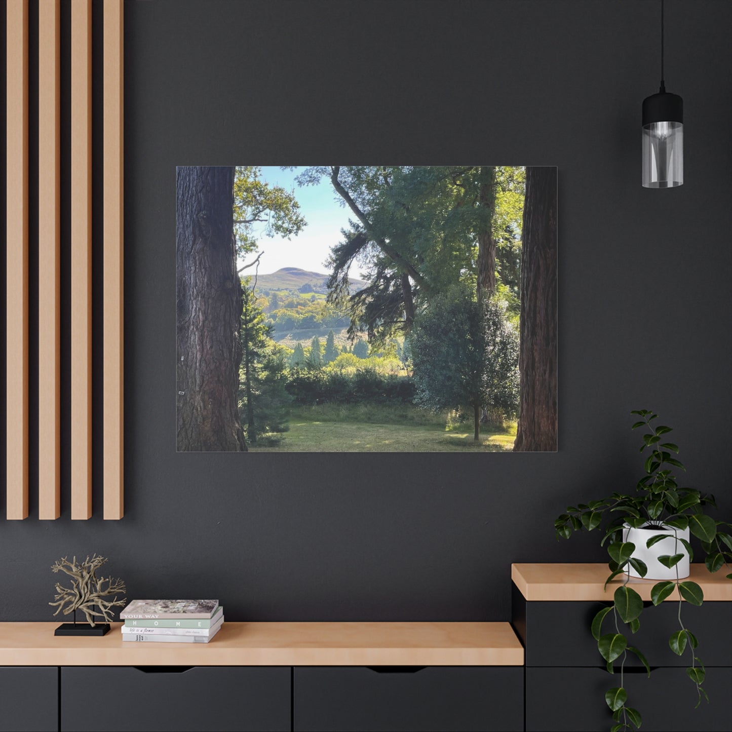 Nature-Inspired Matte Canvas Wall Art - Scenic Landscape Decor