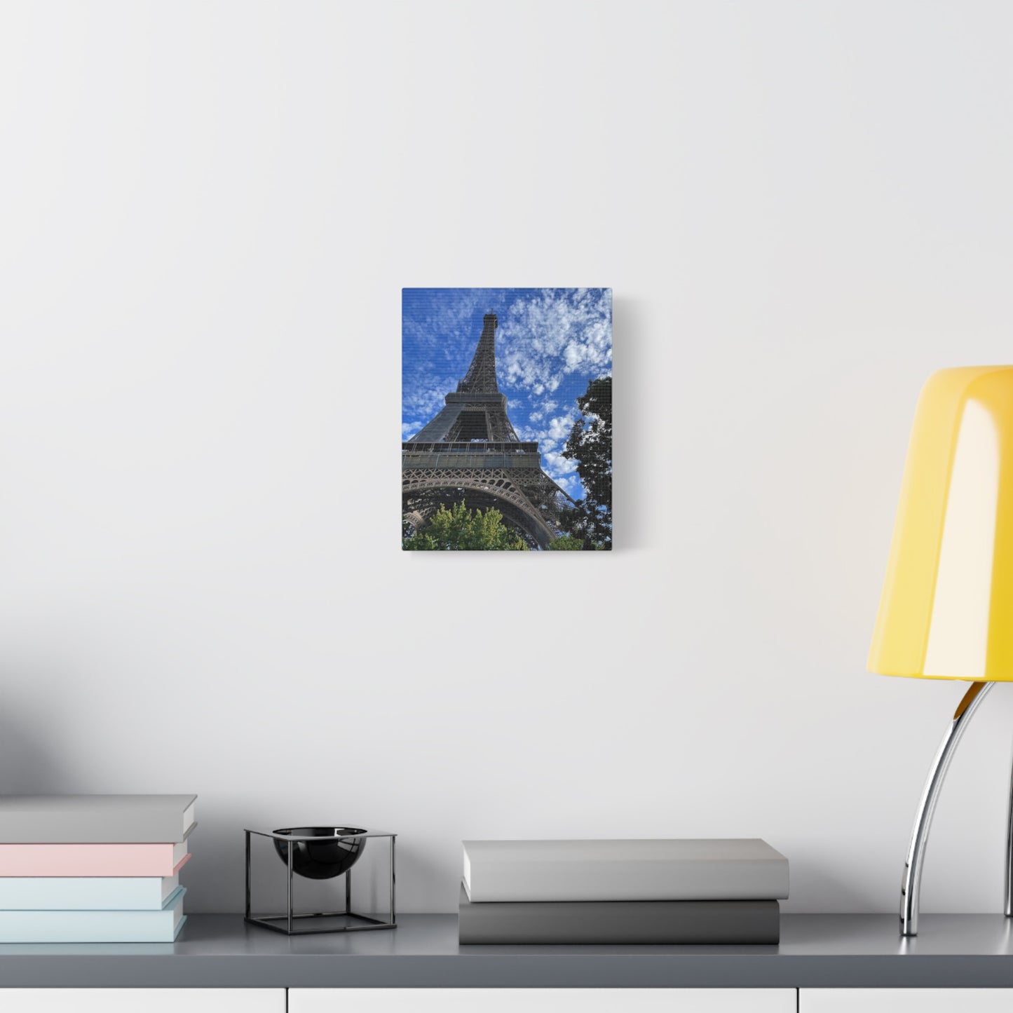 Eiffel Tower Canvas Wall Art – Stretched Matte Print for Paris Lovers