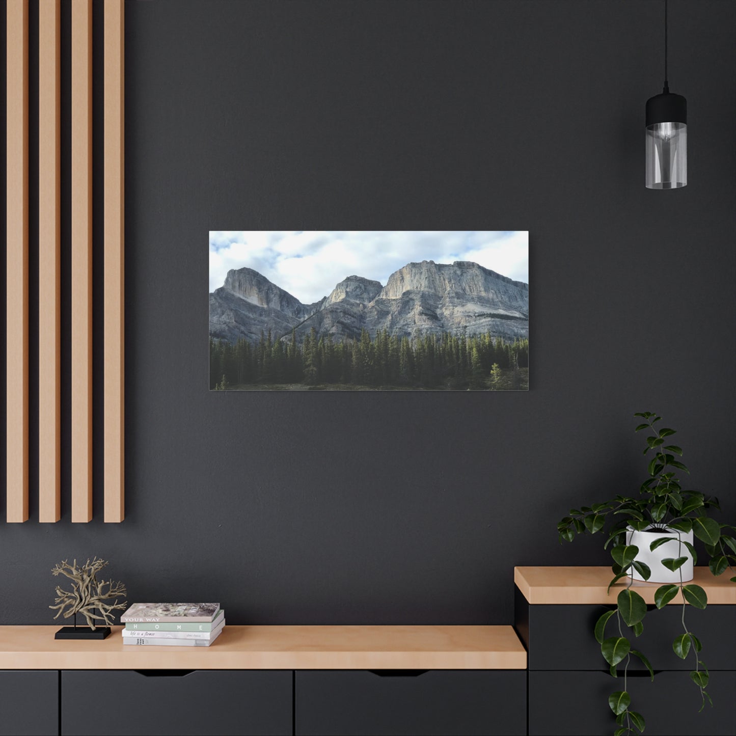 Mountain Landscape Canvas Wall Art