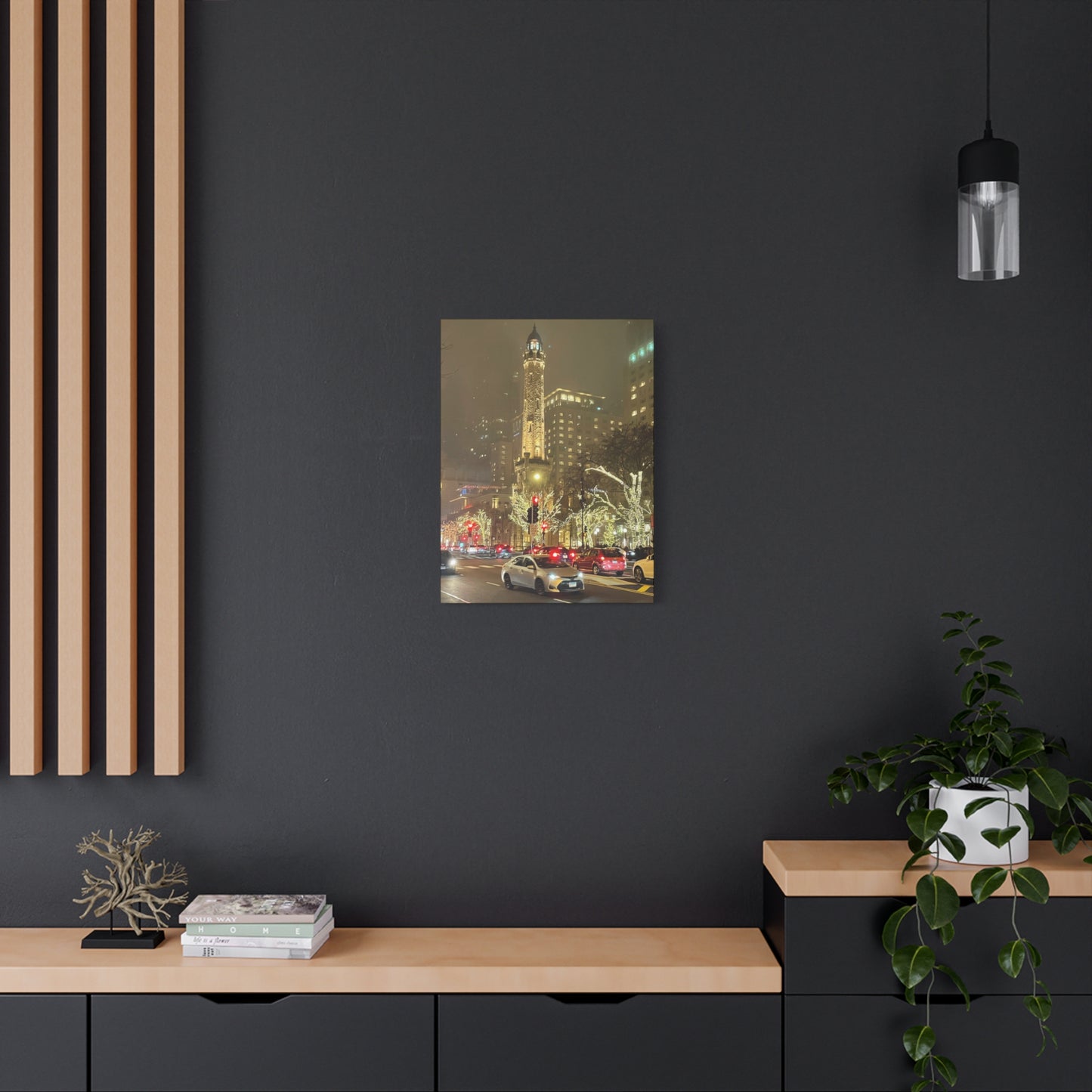 City Lights Wall Art - Water Tower