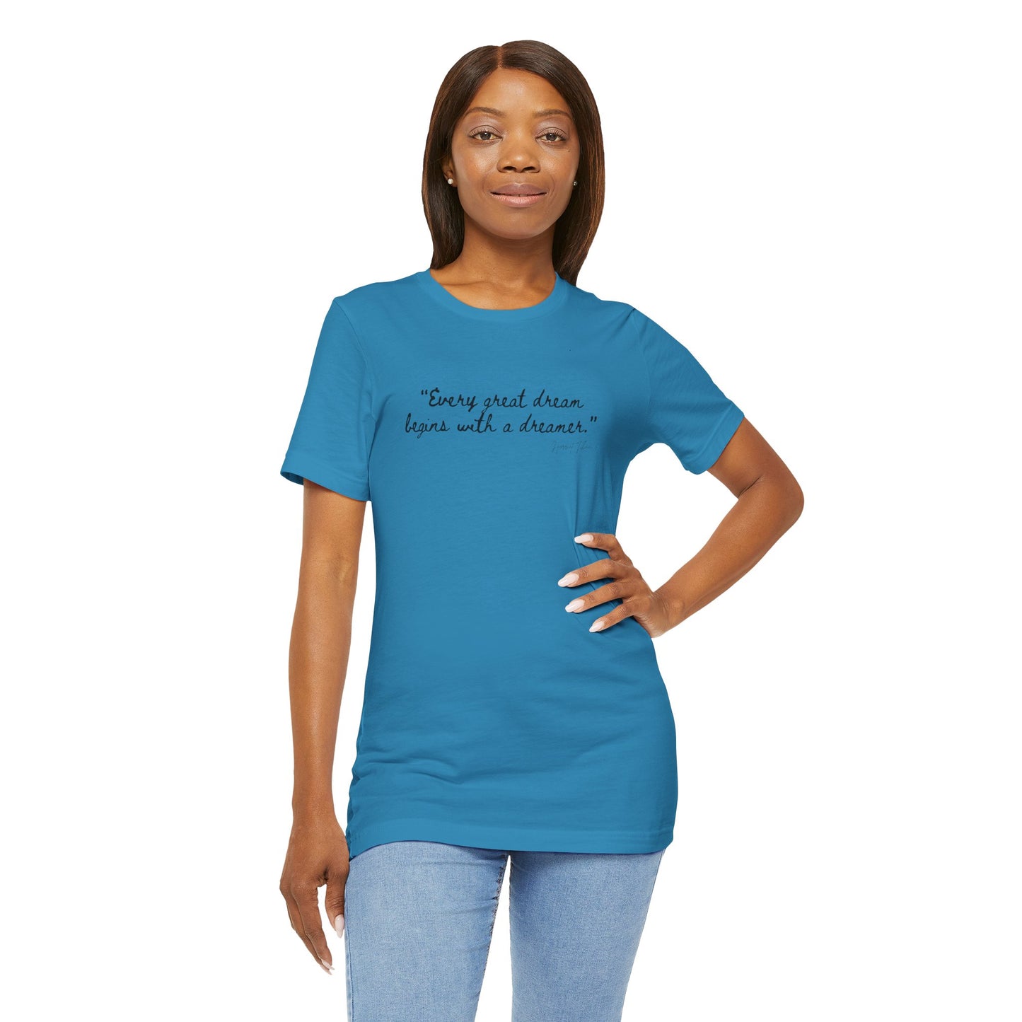 Inspirational Dreamer Tee - Unisex Jersey Short Sleeve T-Shirt
