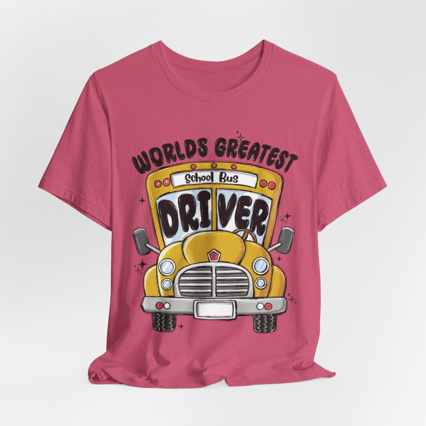 World's Greatest School Bus Driver Tee - Unisex Jersey Short Sleeve