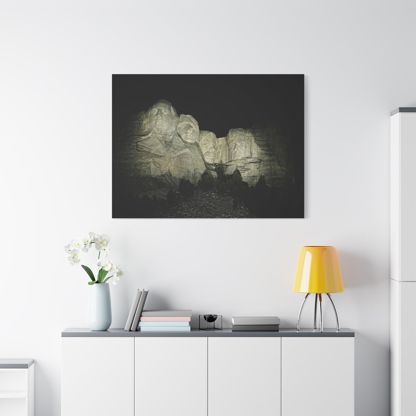 Mount Rushmore Matte Canvas Wall Art - Stretched, 1.25"
