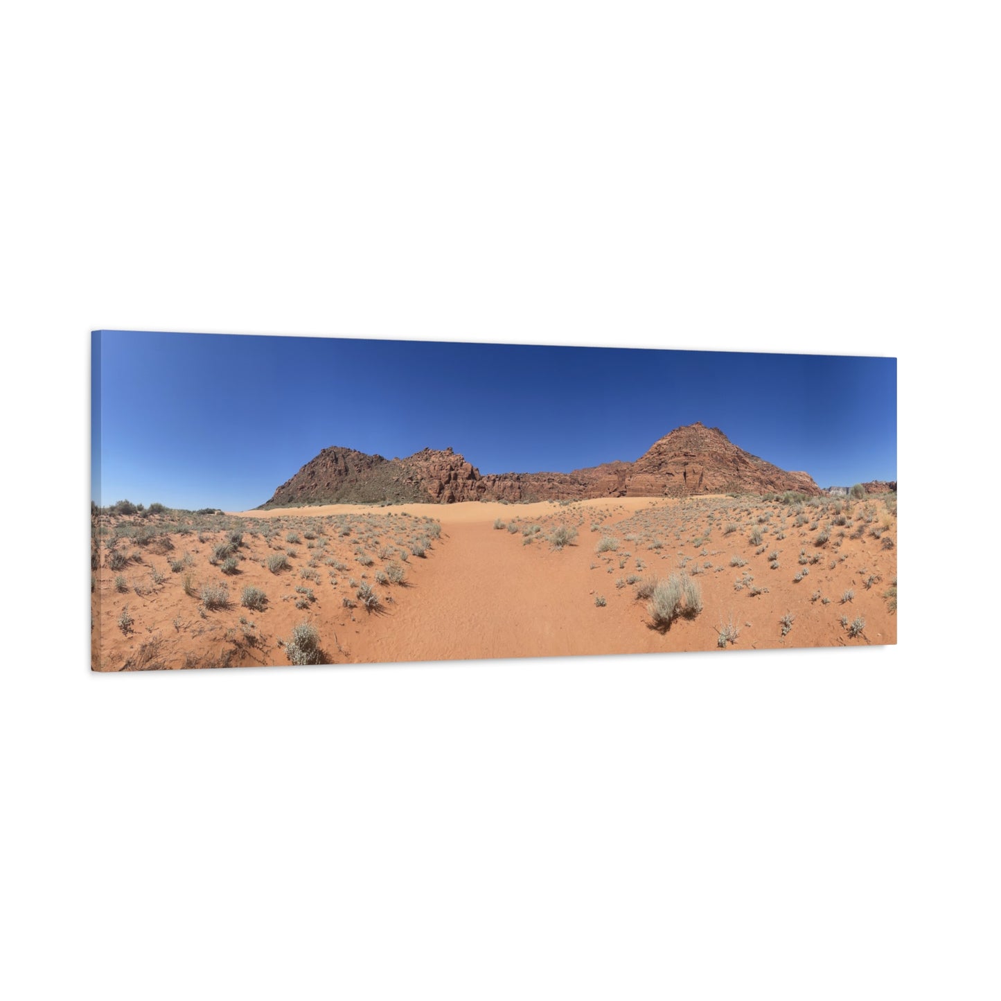 Desert Landscape Canvas Wall Art - Panoramic Modern Decor