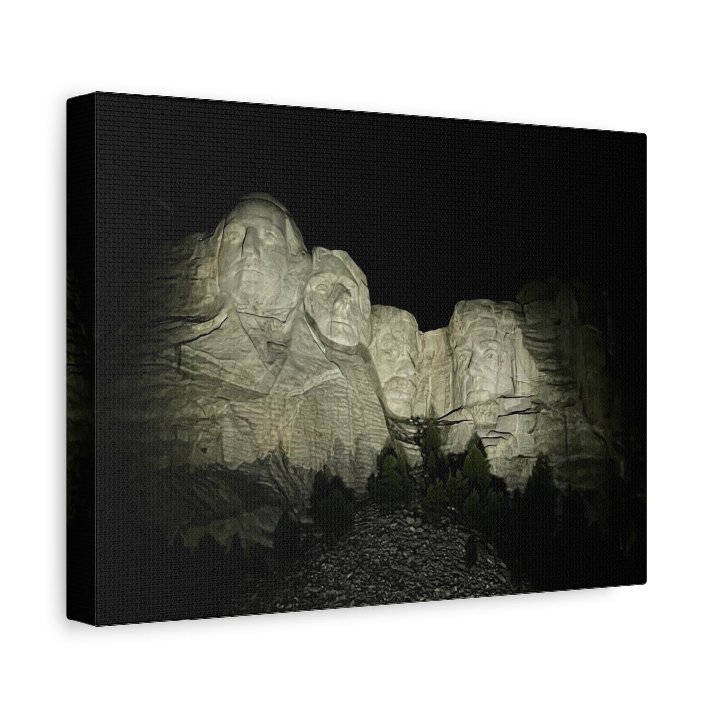 Mount Rushmore Matte Canvas Wall Art - Stretched, 1.25"