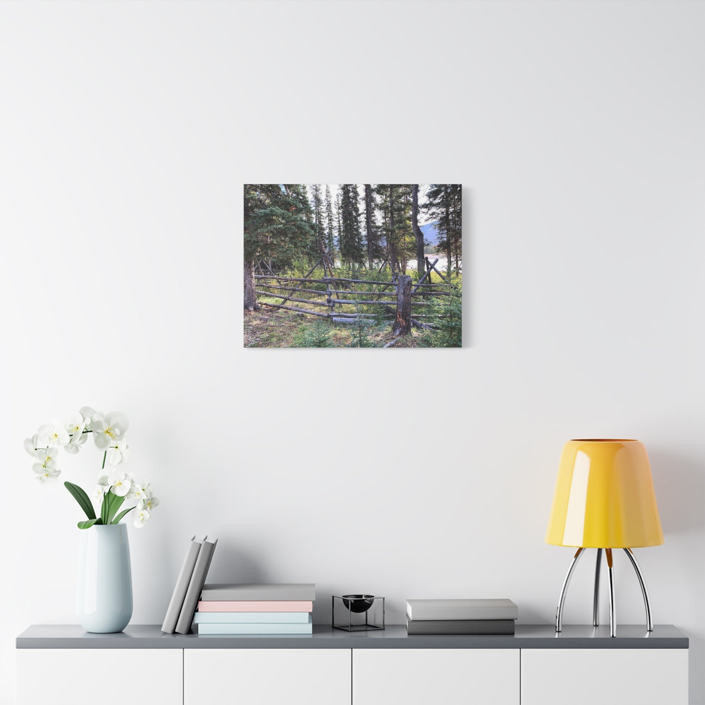 Nature-Inspired Wall Art Canvas Print - Tranquil Forest Scene