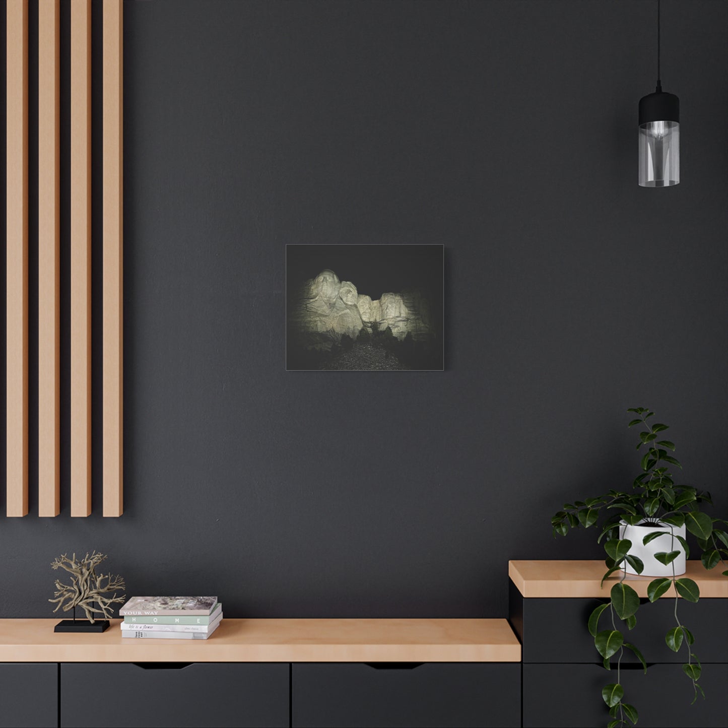 Mount Rushmore Matte Canvas Wall Art - Stretched, 1.25"