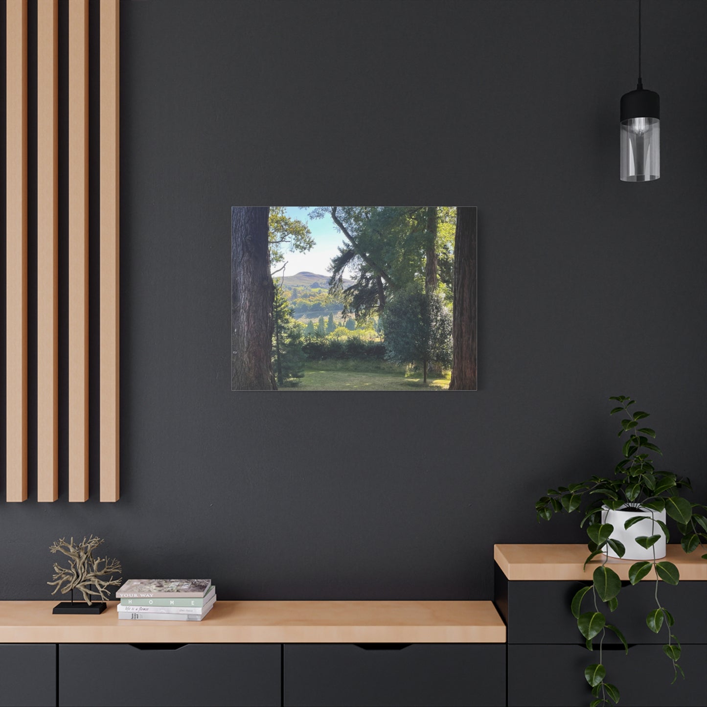 Nature-Inspired Matte Canvas Wall Art - Scenic Landscape Decor