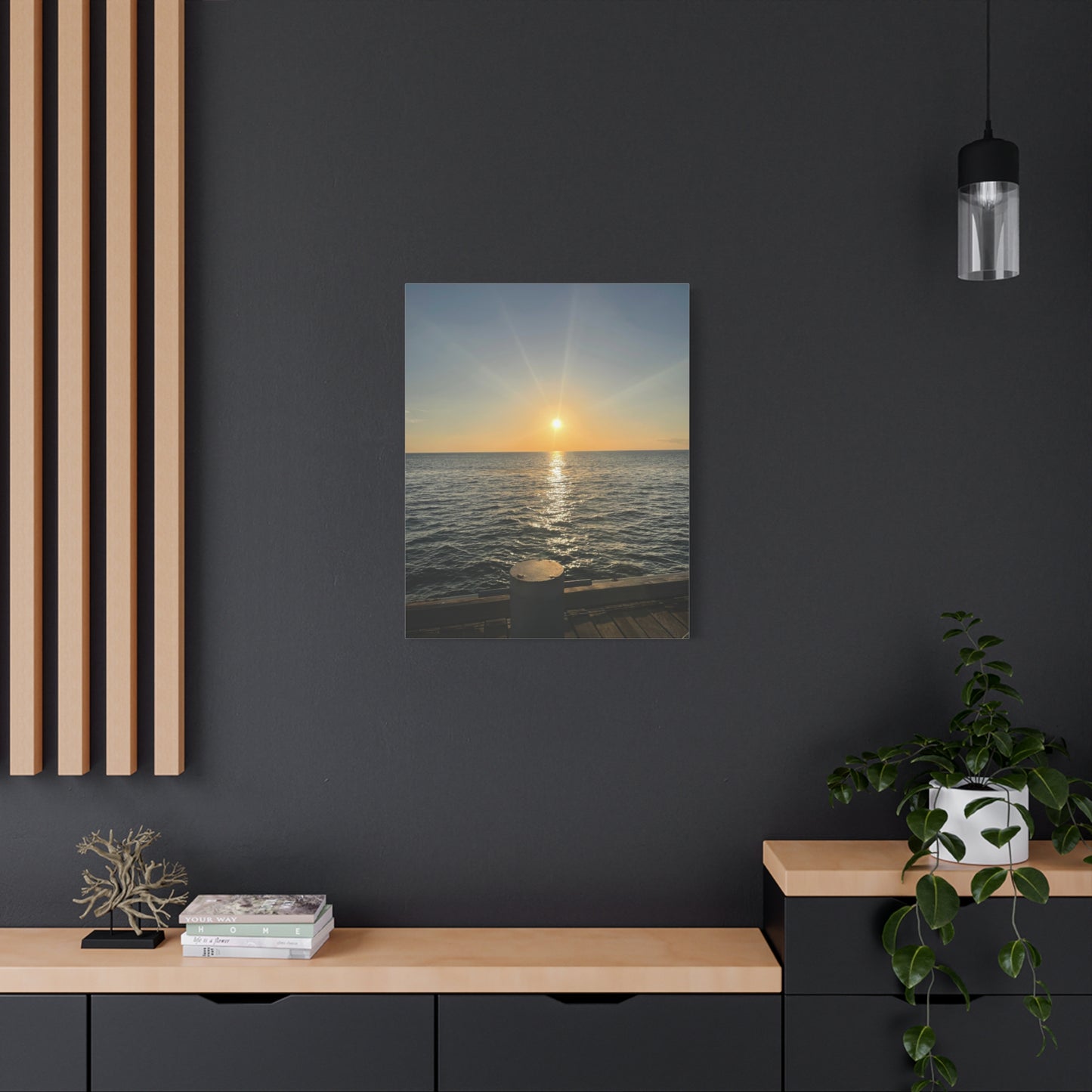 Serene Sunset Canvas Wall Art