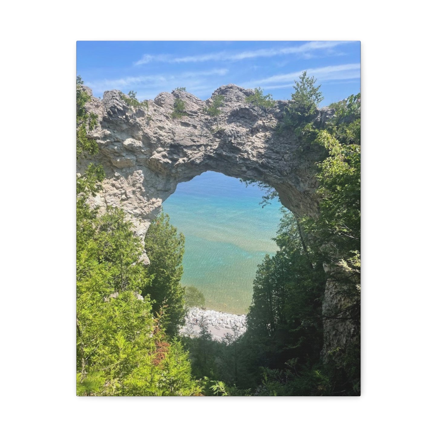 Scenic Nature Canvas - Arch Rock Artwork