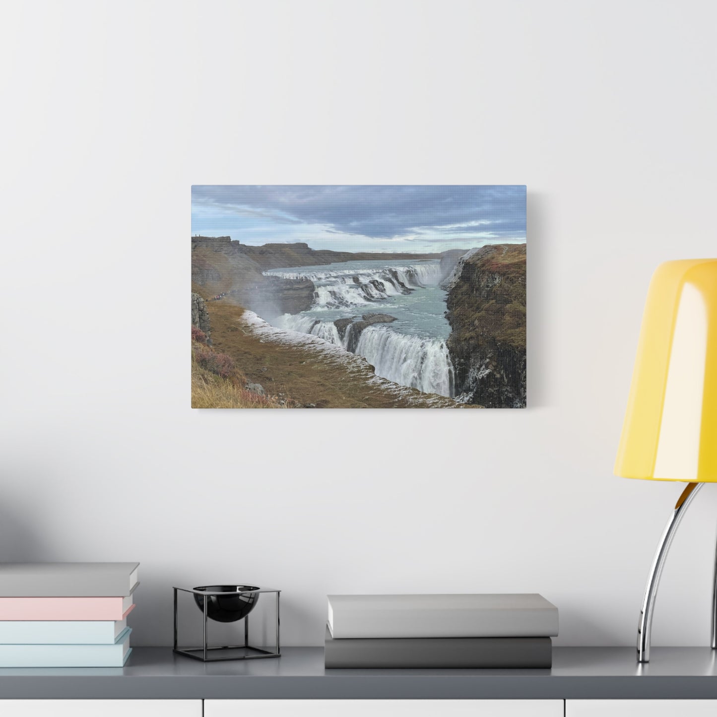Serene Waterfall Canvas Wall Art - Tranquil Nature Decor