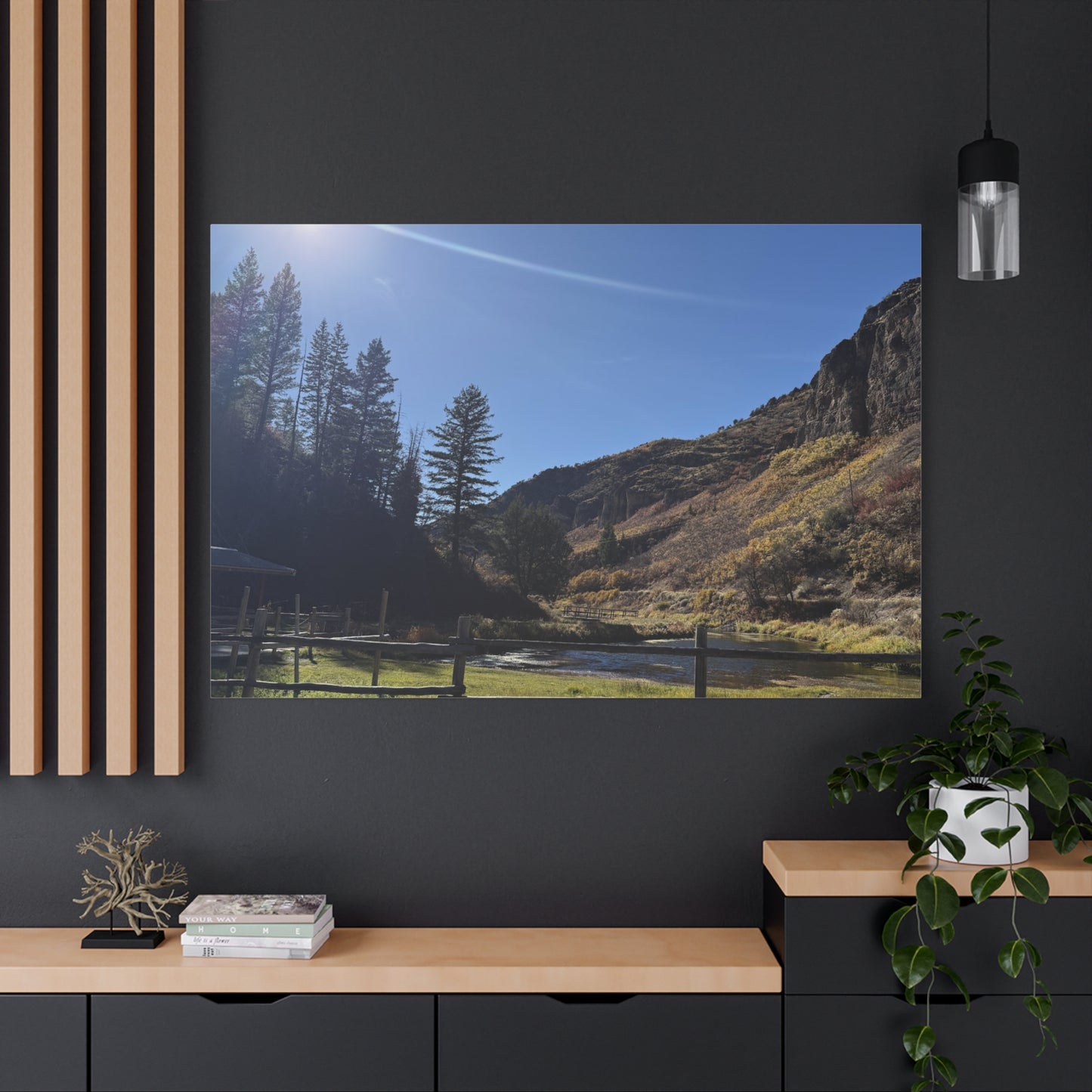 Scenic Nature Canvas Print - Relaxing Landscape Wall Art