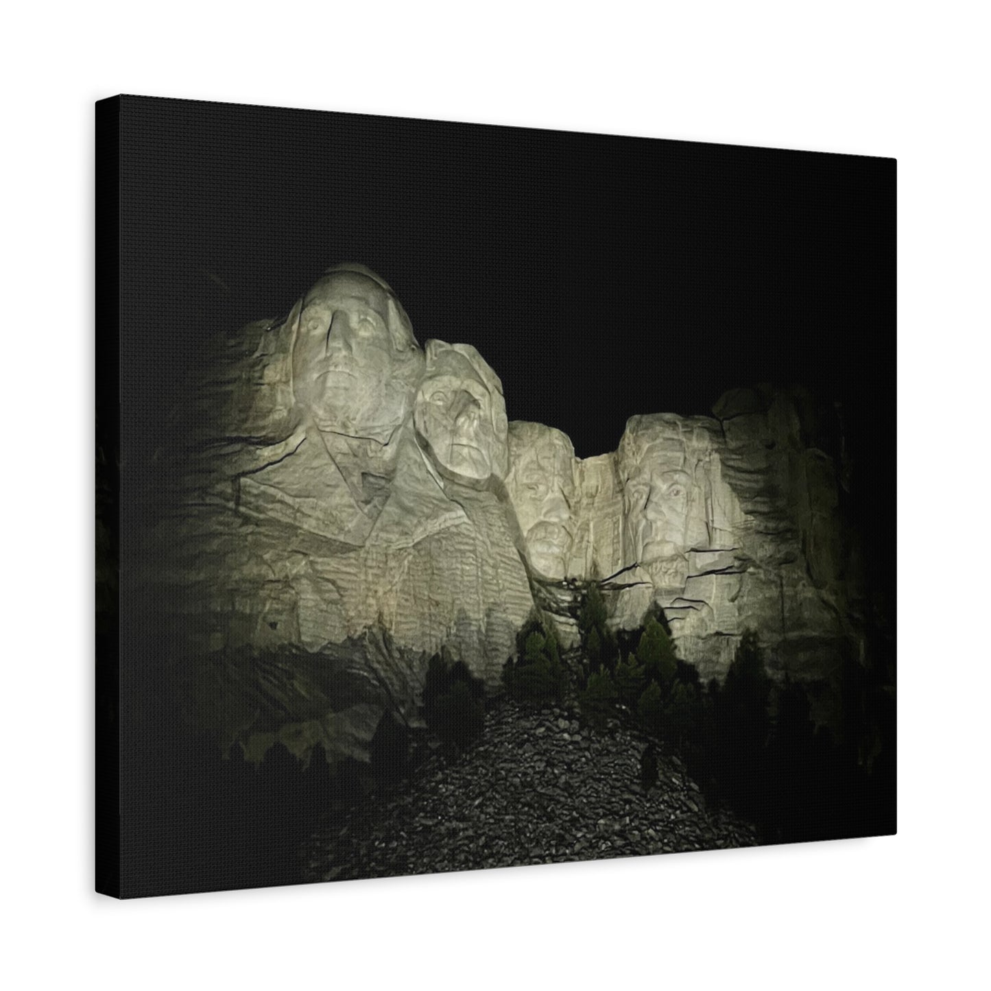Mount Rushmore Matte Canvas Wall Art - Stretched, 1.25"