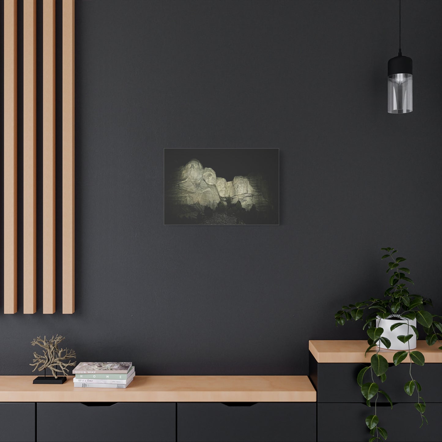 Mount Rushmore Matte Canvas Wall Art - Stretched, 1.25"