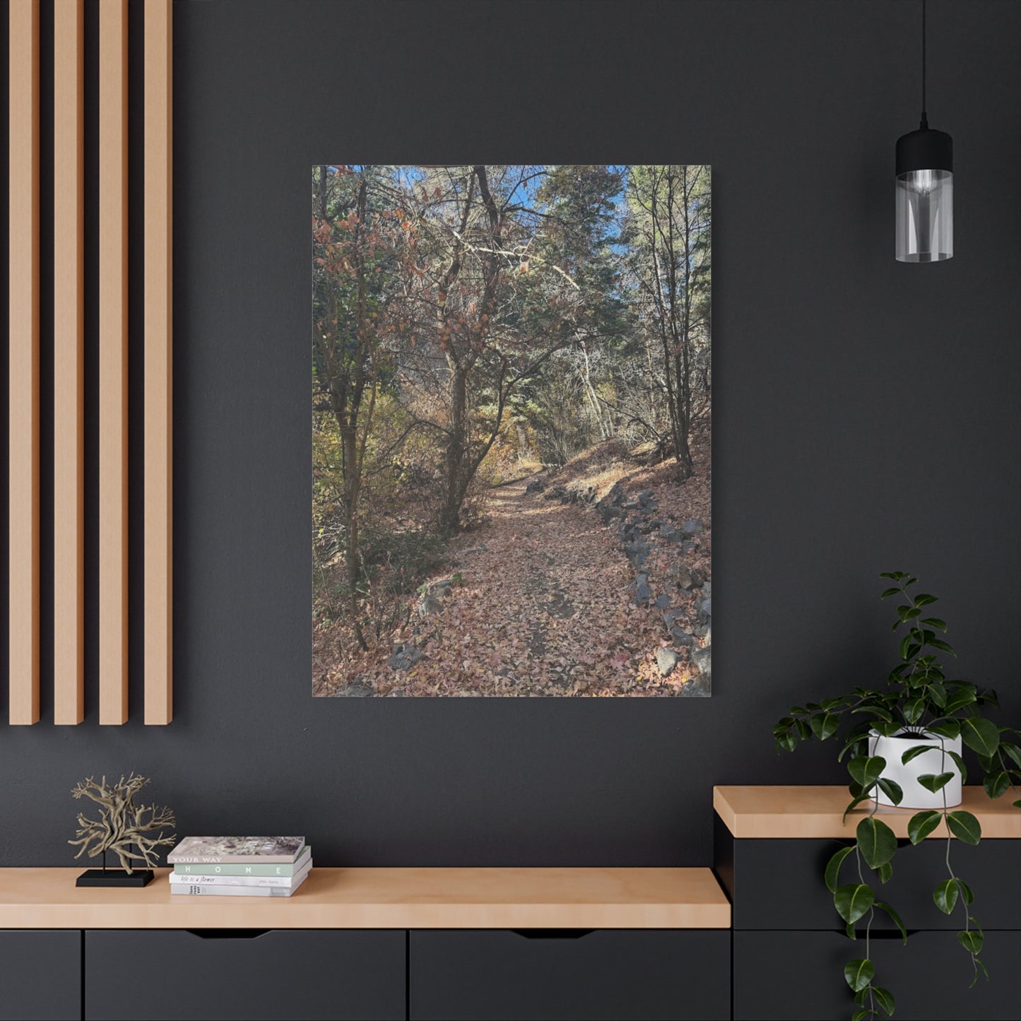 Nature-Inspired Matte Canvas Art - Stretched Wall Decor