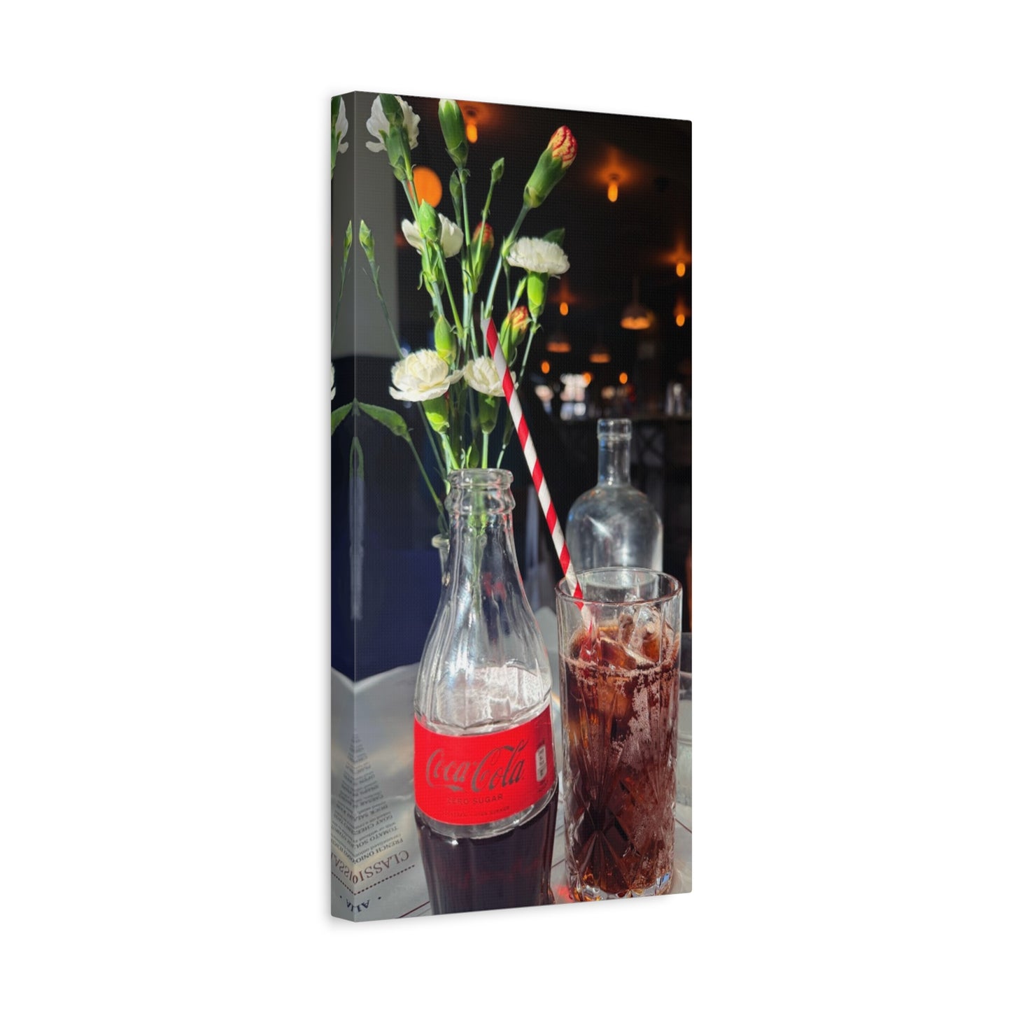 Retro Coca-Cola Canvas Wall Art - 1.25" Stretched Print for Home Decor