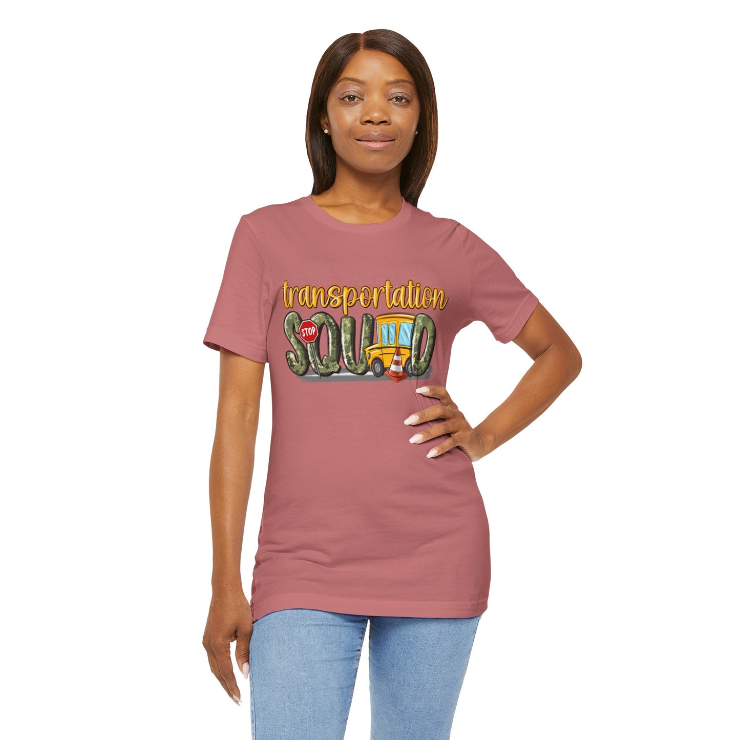 Funny Transportation Squad Unisex Jersey Tee
