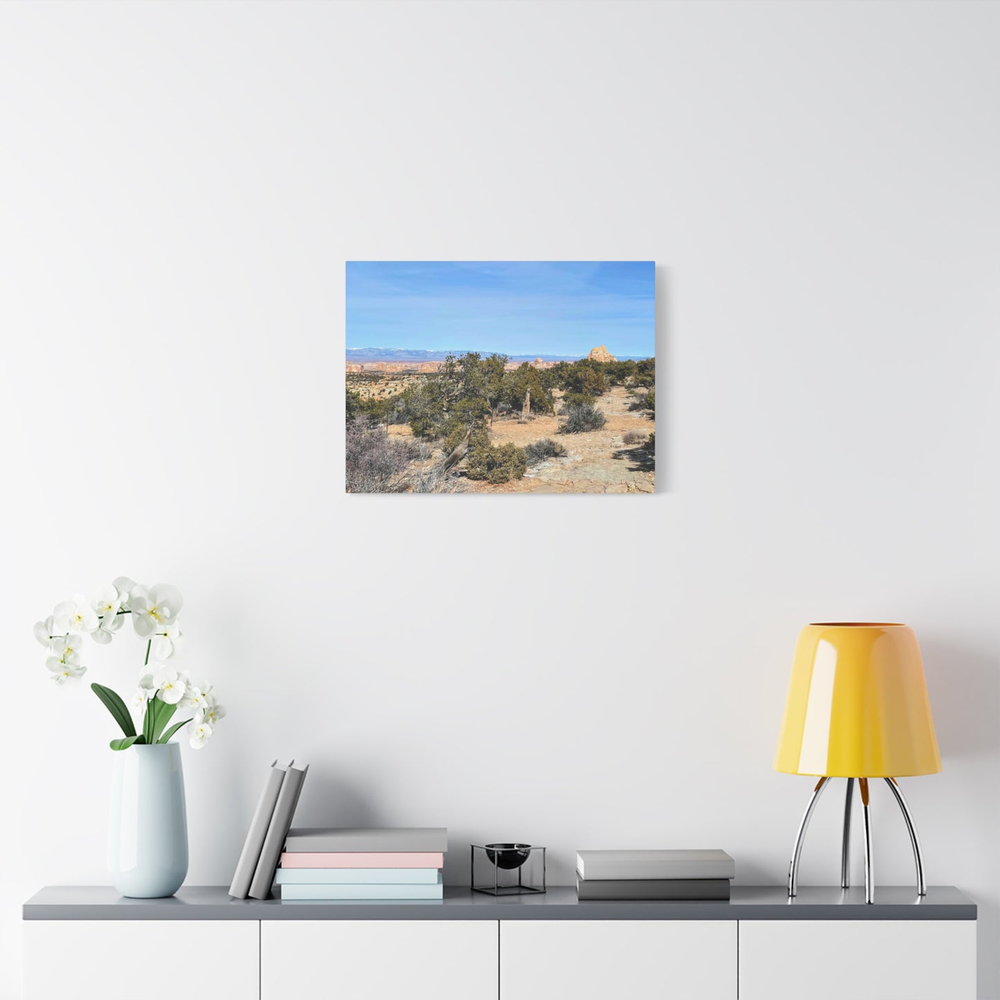Desert Landscape Canvas Wall Art – 1.25" Matte Stretched Decor for Nature Lovers